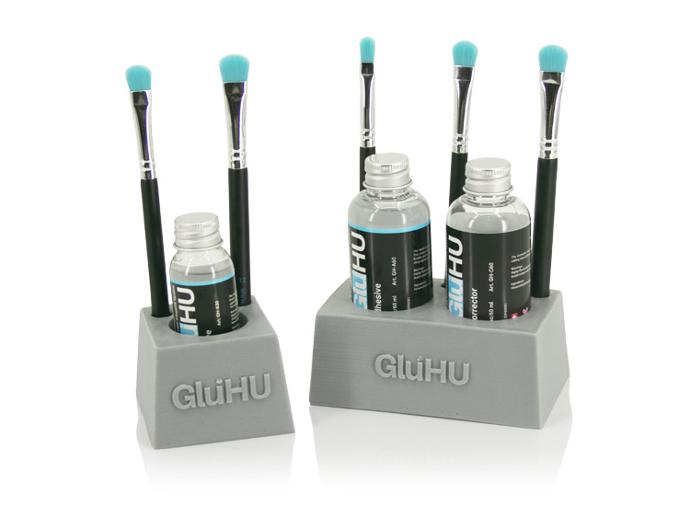 GluHU Bottle & Brush Holder made from silicon